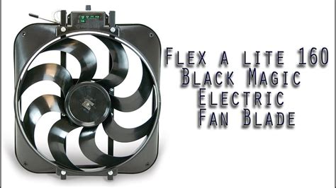 Stay Cool Under Pressure with the Flex-a-lite Black Magic Fan